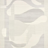 Ultra Soft Area Rug, Non Slip, Stain Resistant, Washable Area Rugs for Living Room, Bedroom, Stylish Textured Cream Geometry(Gray)