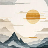 Contemporary Earthy Geometric Touch(Beige)