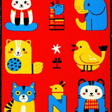 Colorful Geometric Shape Arrangement(Red)