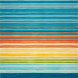 Eclectic Rainbow Geometric Fusion(Blue)