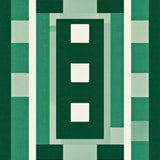 Cozy Rustic Geometric Appeal(Green)