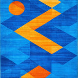 Lively Ogee Color Contrast(Blue)