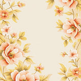 Ultra Soft Area Rug, Non Slip, Stain Resistant, Washable Area Rugs for Living Room, Bedroom, Dawn Bloom Area Floral Subtle Elegance(Beige)