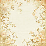 Ultra Soft Area Rug, Non Slip, Stain Resistant, Washable Area Rugs for Living Room, Bedroom, Floral Symphony Beige Vintage Style Area(Beige)