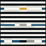 Contemporary Bold Lettering Round Mat(Black)