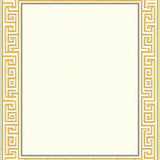 Elegant Greek Key Geometric Motif(Beige)