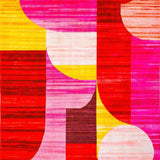 Dynamic Artistic Multi Tone Layout(Red)