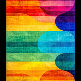 Brightly Colored Ethereal Motif(Red)
