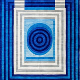 Playful Nonlinear Patterned Art(Blue)