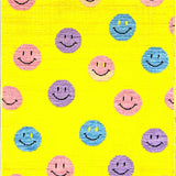 Ultra Soft Area Rug, Non Slip, Stain Resistant, Washable Area Rugs for Living Room, Bedroom, Cheerful Whimsical Emotion Design(Yellow)