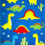 Delightful T Rex Illustrations(Blue)