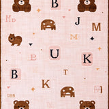Ultra Soft Area Rug, Non Slip, Stain Resistant, Washable Area Rugs for Living Room, Bedroom, Joyful Playtime Round Rug(Pink)