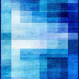 Ultra Soft Area Rug, Non Slip, Stain Resistant, Washable Area Rugs for Living Room, Bedroom, Artistic Abstract Color Fusion(Blue)