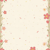 Bright Cheerful Bunny Garden Scene(Beige)