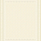 Ultra Soft Area Rug, Non Slip, Stain Resistant, Washable Area Rugs for Living Room, Bedroom, Elegant Neutral Trellis Design Area with Classic Beige Medallion(Beige)