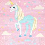 Charming Pastel Rainbow Waves(Pink)