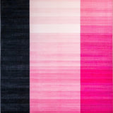 Ultra Soft Area Rug, Non Slip, Stain Resistant, Washable Area Rugs for Living Room, Bedroom, Chic Contemporary Gradient Style(Pink)