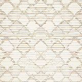 Ivory Beige Geometric Lattice Area(Beige)