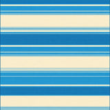 Azure Horizon Striped Durable Non Shedding Versatile Style(Blue)