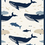 Distinctive Contemporary Whale Artwork(Beige)