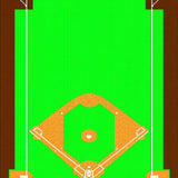 Fresh Modernist Baseball Composition(Green)