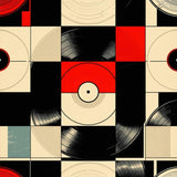 Retro Vinyl Record Artistry(Black)