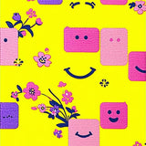 Funky Retro Rainbow Vibe(Yellow)