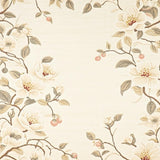 Ultra Soft Area Rug, Non Slip, Stain Resistant, Washable Area Rugs for Living Room, Bedroom, Chic Floral Area Whimsical Blossom Non Slip Flower Mat(Beige)