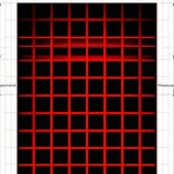 Ultra Soft Area Rug, Non Slip, Stain Resistant, Washable Area Rugs for Living Room, Bedroom, Contemporary Black and White Design(Red)