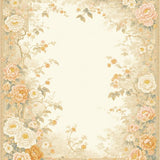 Ultra Soft Area Rug, Non Slip, Stain Resistant, Washable Area Rugs for Living Room, Bedroom, Beautiful Lightweight Entry with Subtle Beige Floral(Beige)