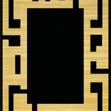 Elegant Black and White Medallion(Beige)