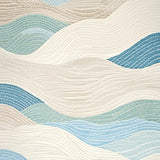 Coastal Harmony Area Serene Tidal Ripple(Beige)