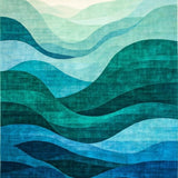 Ultra Soft Area Rug, Non Slip, Stain Resistant, Washable Area Rugs for Living Room, Bedroom, Modern抽象 Area Abstract Wave(Blue)