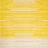 Ultra Soft Area Rug, Non Slip, Stain Resistant, Washable Area Rugs for Living Room, Bedroom, Charming Sunrise Textured Weave(Yellow)