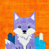 Ultra Soft Area Rug, Non Slip, Stain Resistant, Washable Area Rugs for Living Room, Bedroom, Vibrant Playful Creature Aesthetic(Orange)