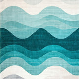 Elegant Subtle Toned Abstract Design(Blue)