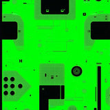 Charming Youthful Pixelated Design(Green)