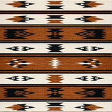 Ultra Soft Area Rug, Non Slip, Stain Resistant, Washable Area Rugs for Living Room, Bedroom, Rustic Southwest Geometric Motif(Brown)