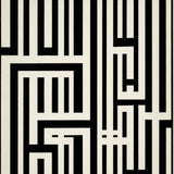Modern Black and White Striped Area Unique Woven Design for Stylish Homes(Beige)