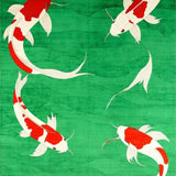 Ultra Soft Area Rug, Non Slip, Stain Resistant, Washable Area Rugs for Living Room, Bedroom, Serene Coastal Aquatic Vibes(Green)
