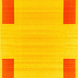 Ultra Soft Area Rug, Non Slip, Stain Resistant, Washable Area Rugs for Living Room, Bedroom, Playful Retro Dynamic Shapes(Yellow)