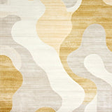Ultra Soft Area Rug, Non Slip, Stain Resistant, Washable Area Rugs for Living Room, Bedroom, Beige Abstract Area Chic Design(Beige)