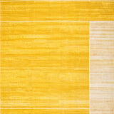 Ultra Soft Area Rug, Non Slip, Stain Resistant, Washable Area Rugs for Living Room, Bedroom, Radiant Contemporary Yellow Hue(Yellow)