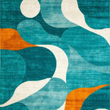 Dynamic Modern Patterned Aesthetics(Blue)