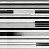Ultra Soft Area Rug, Non Slip, Stain Resistant, Washable Area Rugs for Living Room, Bedroom, Monochrome Stripe Cascade Rug Featuring Sleek Graphic Line Motif(Black)