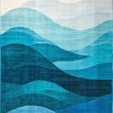 Chic Two Tone Bathroom Decor(Blue)