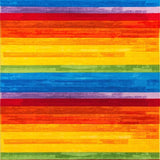 Charming Multicolored Striped Aesthetic(Blue)