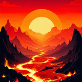 Playful Fantasy Adventure Scene(Red)