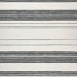 Ultra Soft Area Rug, Non Slip, Stain Resistant, Washable Area Rugs for Living Room, Bedroom, Sleek Dual Tone Striped Entry Rug with Crisp Black and White Linear Motifs(Gray)