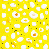 Ultra Soft Area Rug, Non Slip, Stain Resistant, Washable Area Rugs for Living Room, Bedroom, Unique Shabby Chic Egg Decor(Yellow)